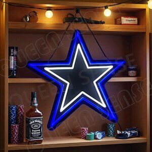 DALLAS COWBOY STAR NEON LED SIGN